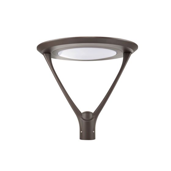 Architectural Modern Double Arm LED Post Light | Selectable Wattage and Color Temperature