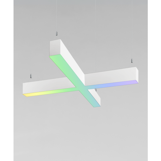 2.5-Inch RGBW Color Changing X-Shaped LED Pendant Light