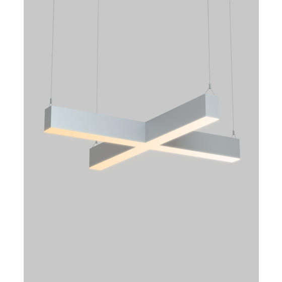 2.5-Inch RGBW Tunable White X-Shaped LED Pendant Light