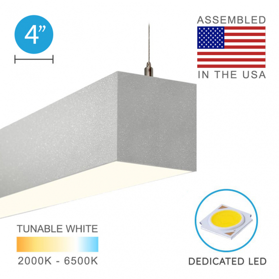 Alcon 12100-45-P Linear Commercial-Grade LED Pendant
