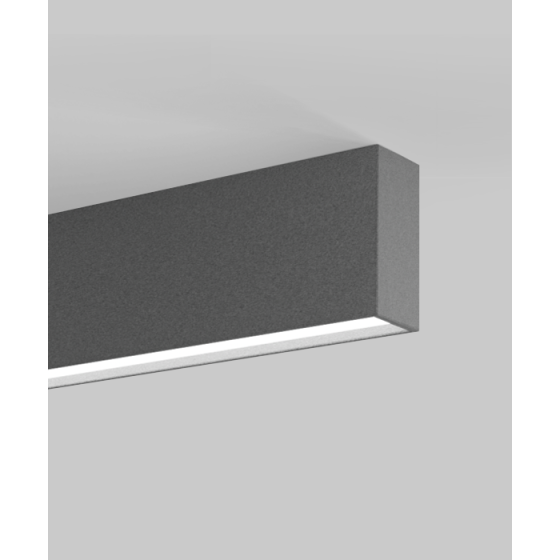 Alcon 12101-20-S-8 acoustic ceiling light shown with cobalt finish and regressed lens