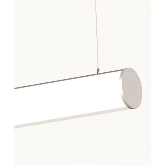 Alcon Lighting 12117-2 Tubob II Architectural 2 Inch LED Linear Channel Pendant Mount Direct Down Light Fixture