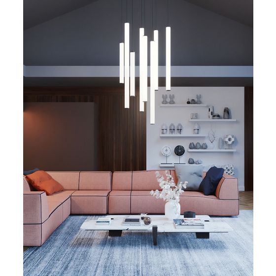 Architectural Linear LED Tube Suspension Light