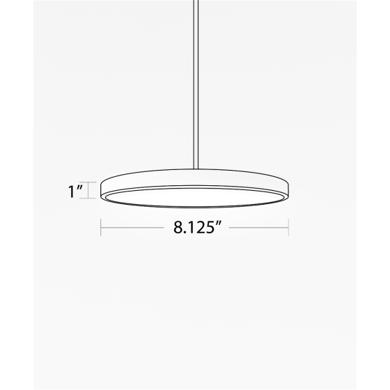 7-Inch LED Disk Light
