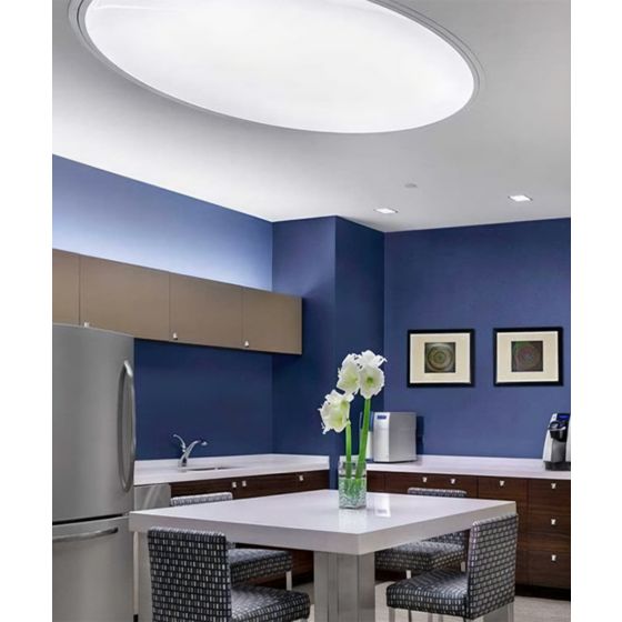 Round-Panel LED Recessed Light