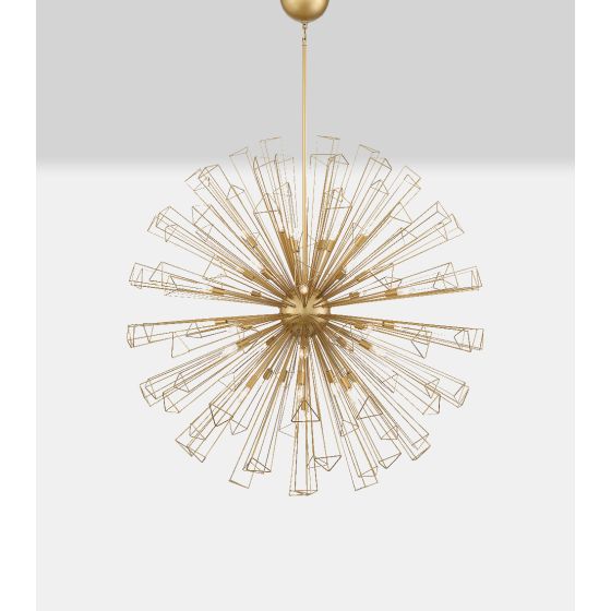 35-Light 54-Inch Sphere Chandelier Decorative Pendant Light