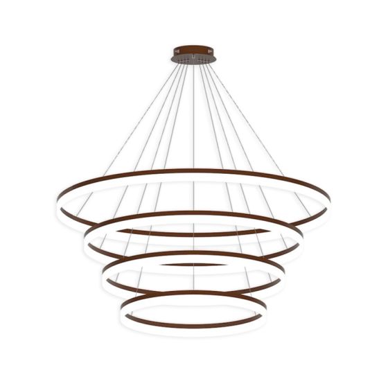 4-Tier LED Ring Chandelier Pendant Downlight