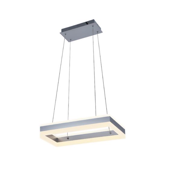 Alcon 12274-1 Rectangle Architectural LED 1-Tier Chandelier