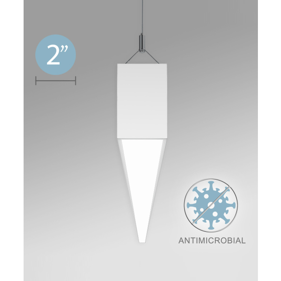 Alcon 12500-20-P Linear Antimicrobial LED Pendant Light