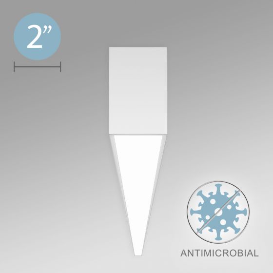 Alcon 12500-20-S Linear Ceiling Surface-Mounted Antimicrobial LED Light