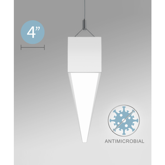 Alcon 12500-40-P Linear Antimicrobial LED Pendant Light
