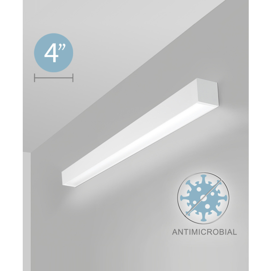 Alcon 12500-40-W Linear Antimicrobial LED Wall-Mounted Light