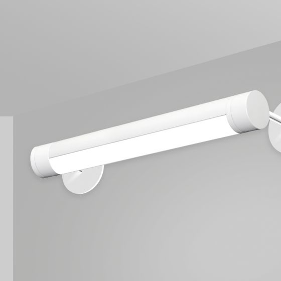 Alcon 12501-R2-W Adjustable Antimicrobial LED Wall Tube Light