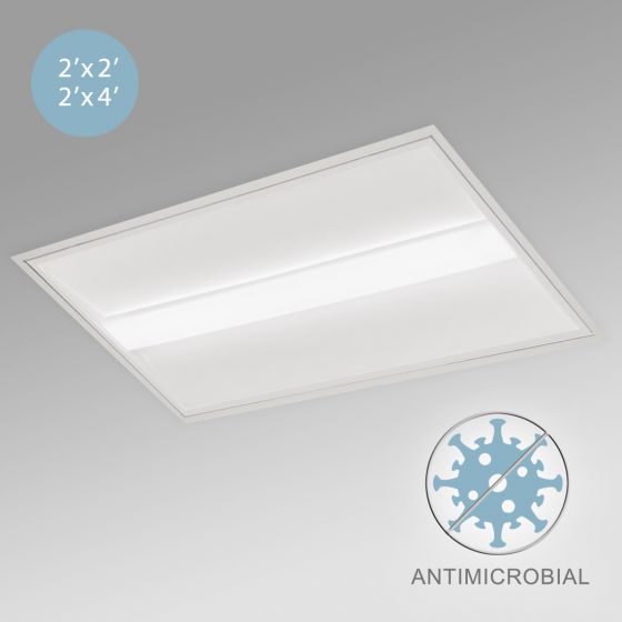 Alcon 12508 Antimicrobial Architectural LED Troffer Light
