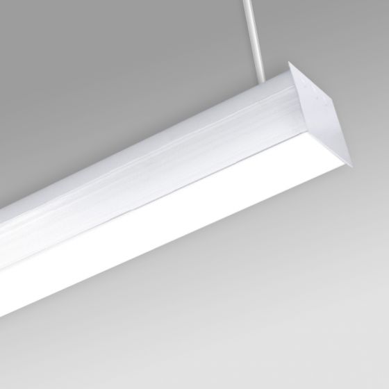 Alcon 12511-P Antimicrobial Pendant-Mounted Linear LED Cube Light