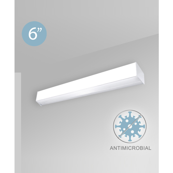 Antimicrobial Linear Block LED Wall Light