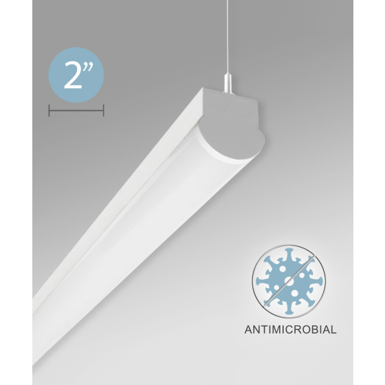 Alcon 12512-P Antimicrobial LED Linear Pendant Light