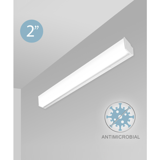 Alcon 12513-W Antimicrobial Linear Wall-Mounted LED Light