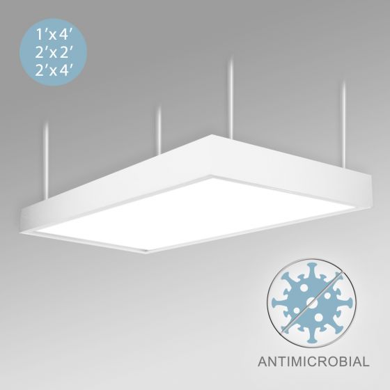 Alcon 12515-P Panel Antimicrobial LED Low Bay Pendant Light