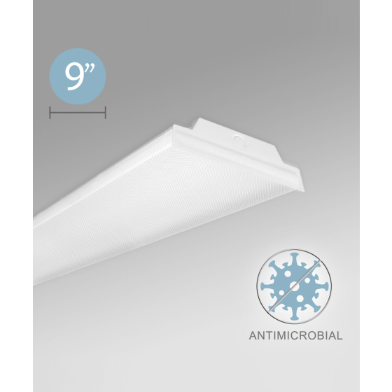   Alcon 12516-S Surface-Mounted Antimicrobial Wraparound LED Light