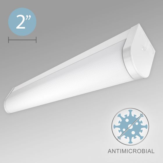 Alcon 12519-S Antimicrobial Linear Surface-Mounted Ceiling LED Light