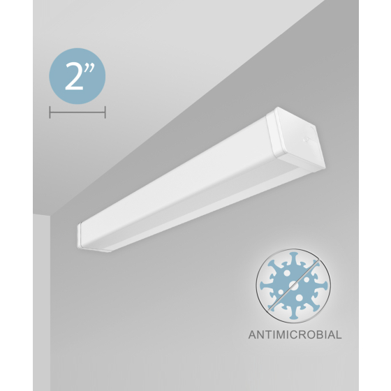 Alcon 12520-W Linear Antimicrobial Wall Mount LED Light