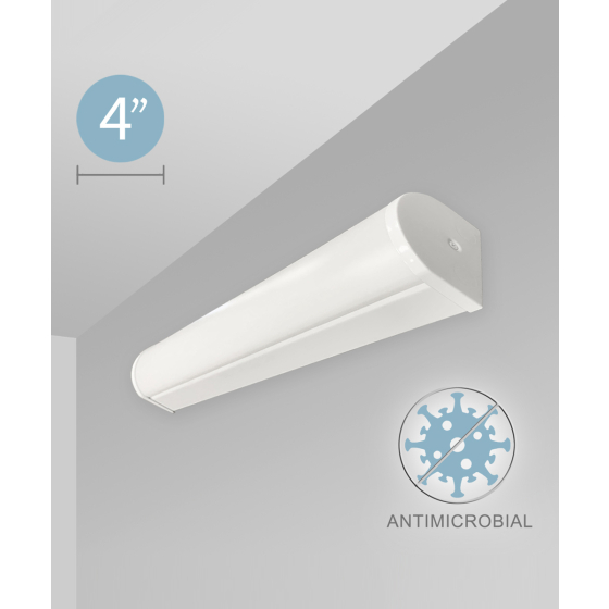 Alcon 12521-W Linear Antimicrobial Wall Mount LED Light