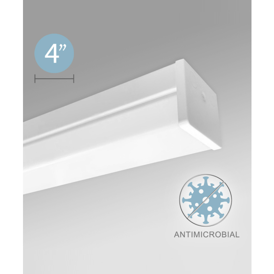 Alcon 12522-S Linear Antimicrobial Ceiling Surface-Mount LED Light