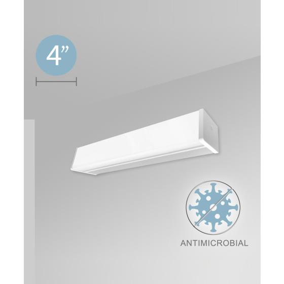 Alcon 12522-W Linear Antimicrobial Wall Mount LED Light