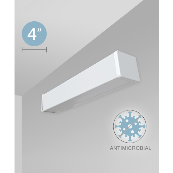 Alcon 12523-W Antimicrobial Linear LED Wall Light