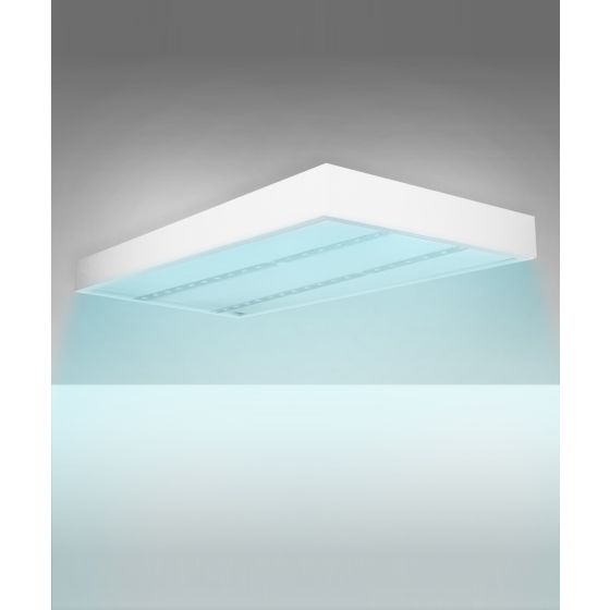Alcon 12530 Surface-Mounted UVC Disinfection Ceiling Light with Antimicrobial Paint