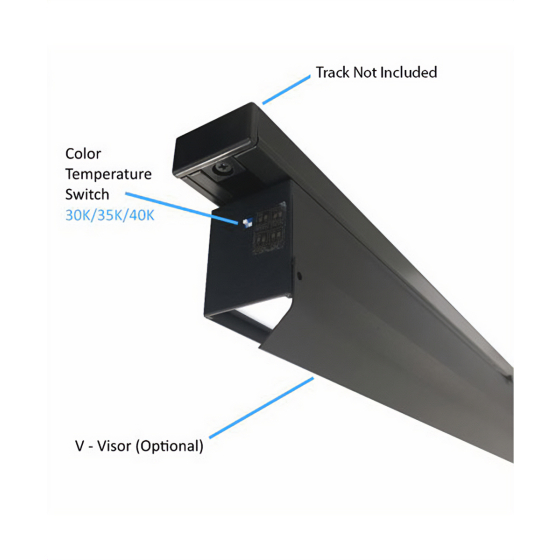 Alcon 13150 Architectural LED Linear Track Light Fixture