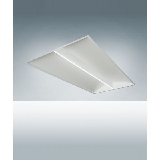 Wattage-Selectable Indirect Downlight LED Troffer