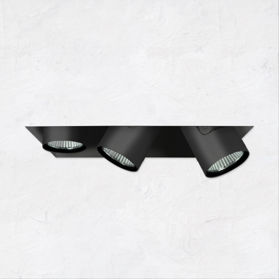 Alcon 14113-3 Oculare Architectural LED Adjustable 3-Head Pull-Down Fixture