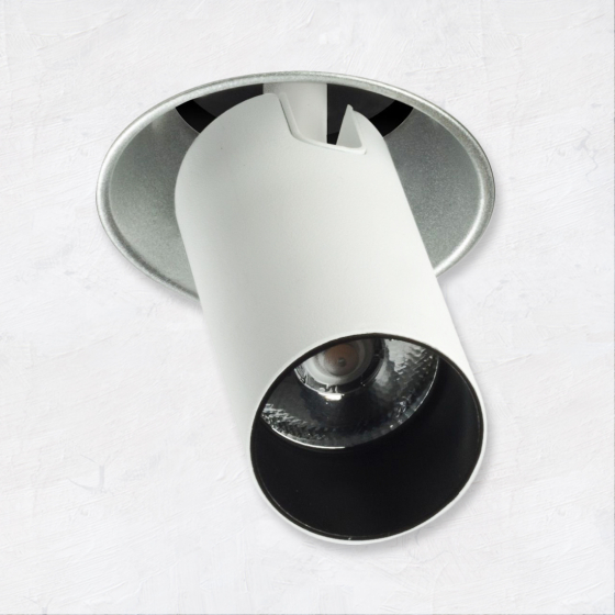 Alcon 14121-PL 2.5-Inch Pulldown LED Trimless Recessed Light