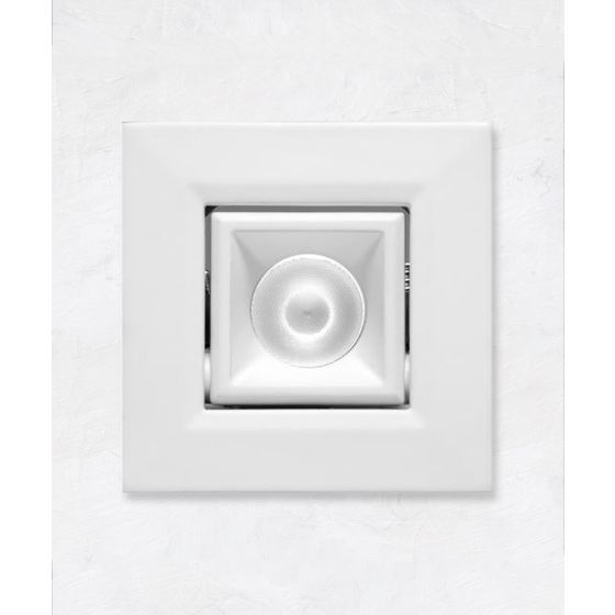 Alcon 14142-S-ADJ Recessed Multiples 1-Inch Miniature LED Adjustable Square Outdoor Light