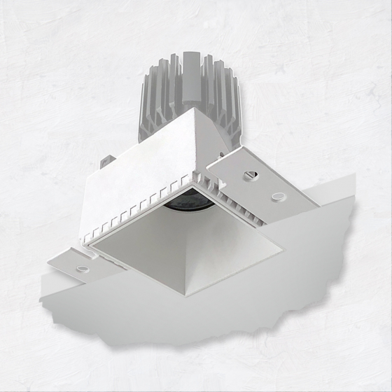 Color Temperature Switch 3-Inch Recessed LED Trimless Square Light
