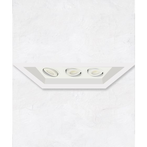 Alcon 14300-3 Oculare 3-Head Multiple Flanged Adjustable LED Recessed Light