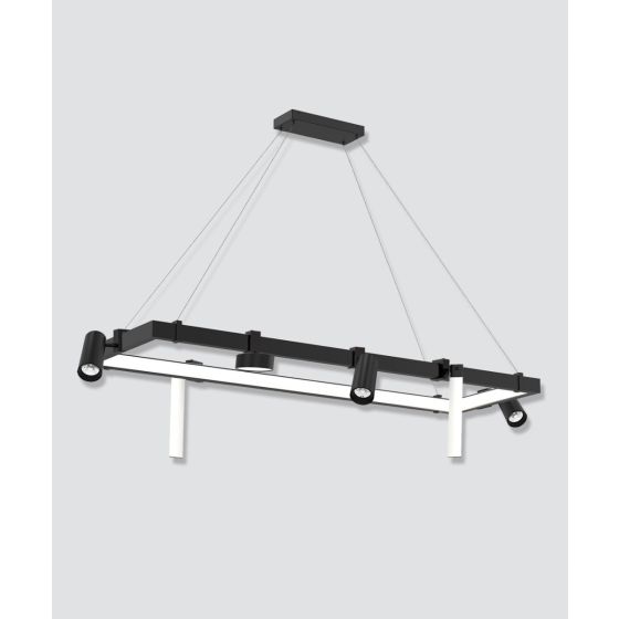 Inner LED Rectangular Modular Pendant Light