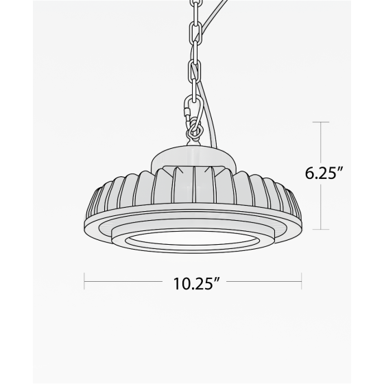 Industrial High Bay Pendant UFO LED Light