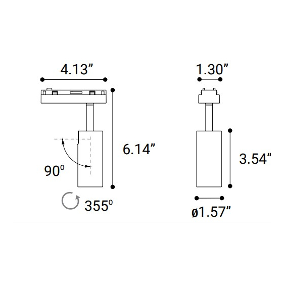 Alcon ASP1 1.5" Adjustable Spot Light LED Modular System