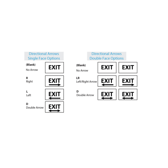 Alcon 16125-E Chicago Approved Edgelit Aluminum LED Exit Sign