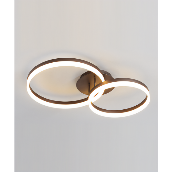 Architectural 2-Tier Ring Surface-Mounted LED Light 