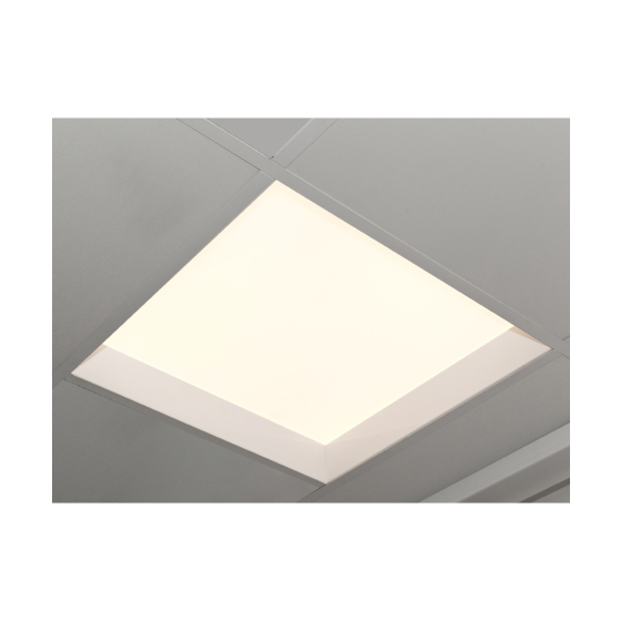 Wattage-Selectable Regressed LED Flat Panel Light