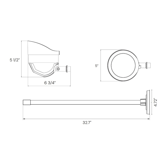 Exterior Commercial LED Sign Light