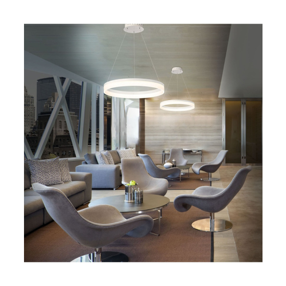 Alcon 12244 Bandini 32 Inches Architectural LED Suspended Chandelier