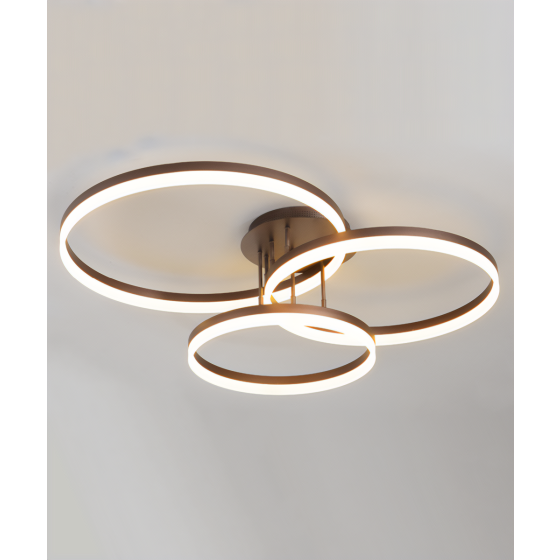 Architectural 3-Tier Ring Surface-Mounted LED Light 