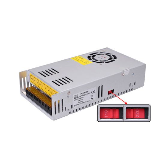 360 Watt 12 Volt Regulated DC Switching Power Supply for LED Strip Lights 11PWR002-360W