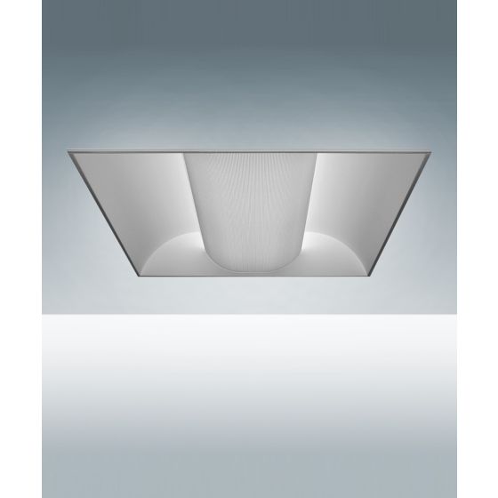 Recessed Fluorescent Center-Basket Troffer Light