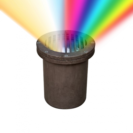 Alcon 9041-RGBW 7-Inch In-Ground RGBW LED Well Light